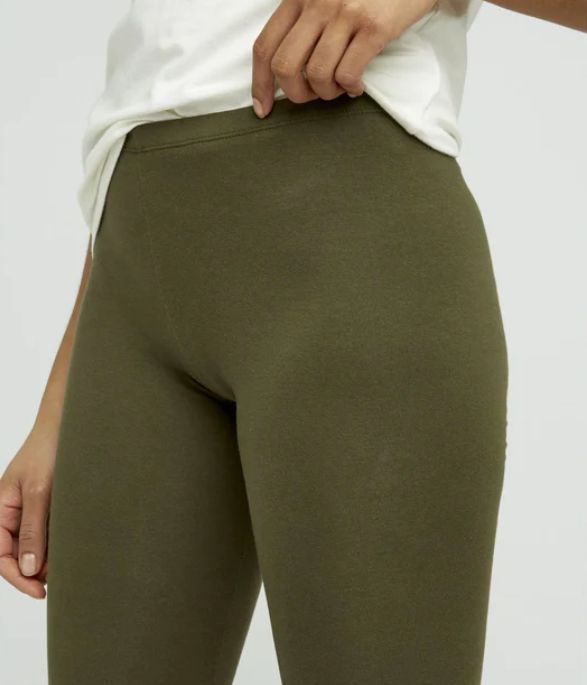 People Tree Women's Sasha Trousers.khaki Trousers, Green (Khaki Kh1), 8 UK  : : Fashion