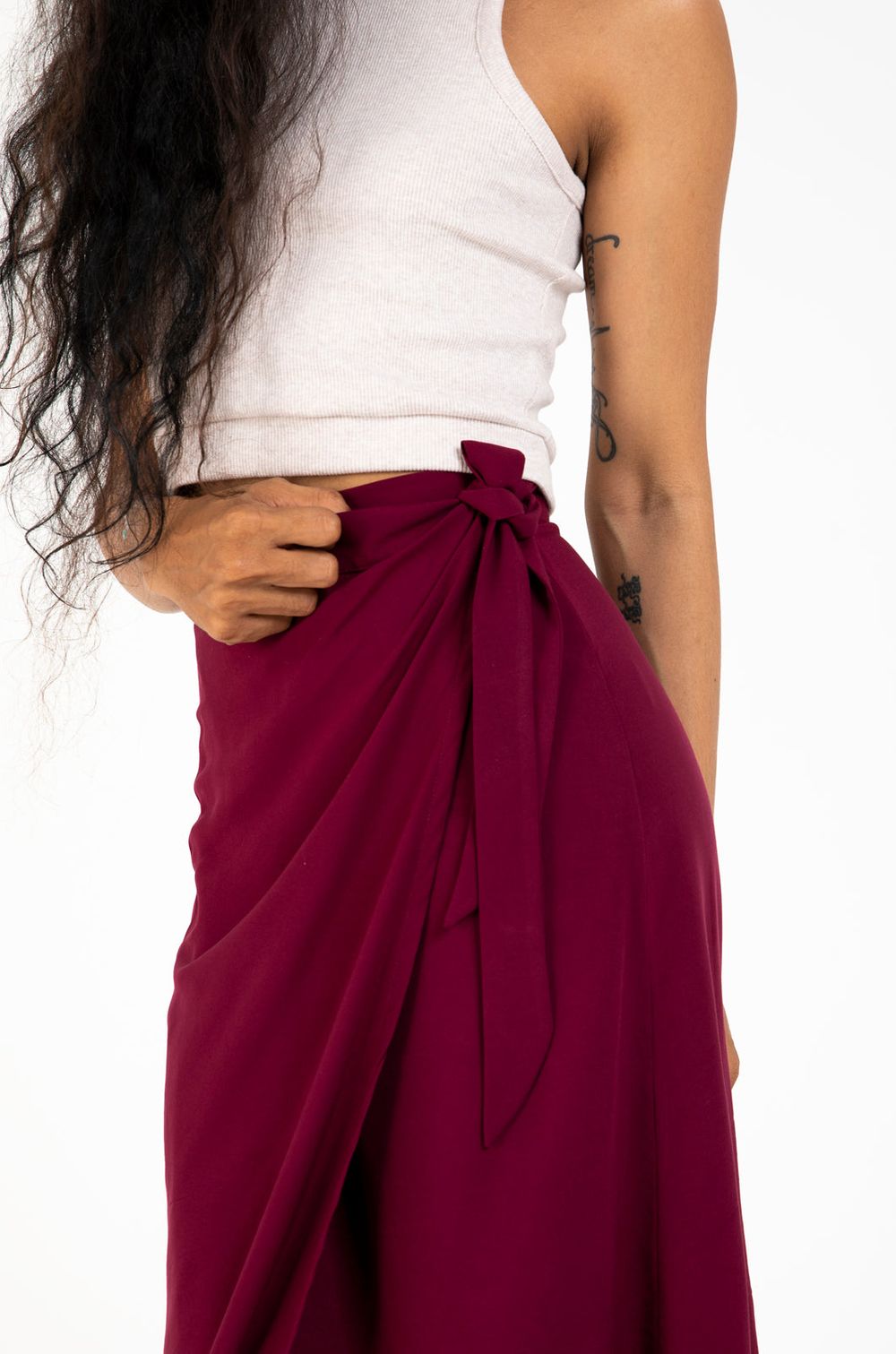 Maxi Wrap Skirt